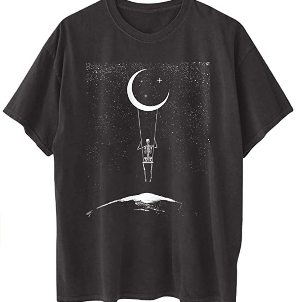 Skeleton Print Tee - image 3